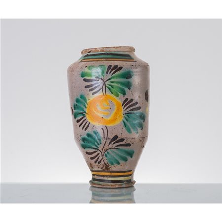 MANIFATTURA DI CALTAGIRONE DEL XIX SECOLO, Vaso/contenitore