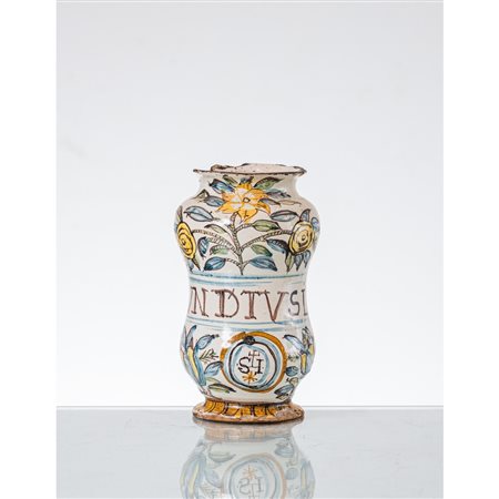 MAN. DELL'ITALIA CENTRALE XVIII SEC., Albarello da farmacia