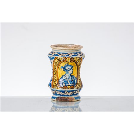 MANIFATTURA DI CALTAGIRONE DEL XVIII SECOLO, Albarello