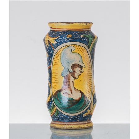 MANIFATTURA DI CALTAGIRONE DEL XIX SECOLO, Albarello