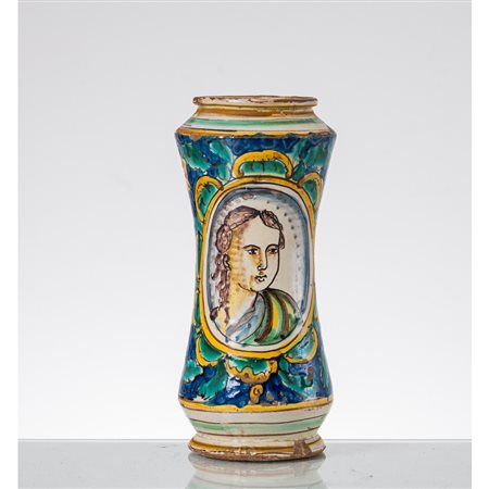 MANIFATTURA DI CALTAGIRONE DEL XVIII SECOLO, Albarello