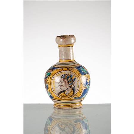 MANIFATTURA DI CALTAGIRONE DEL XVIII SECOLO, Bottiglia