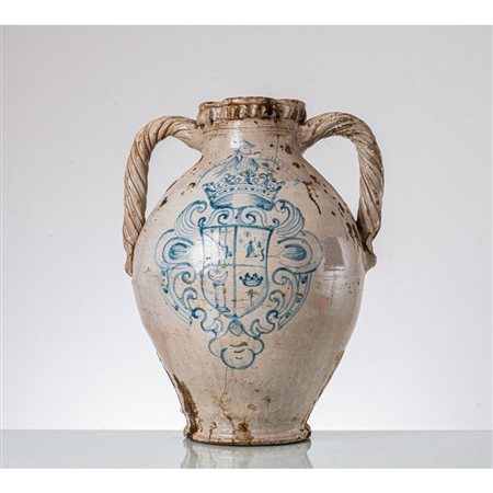 MANIFATTURA DI CALTAGIRONE DEL XVIII SECOLO. Orcio