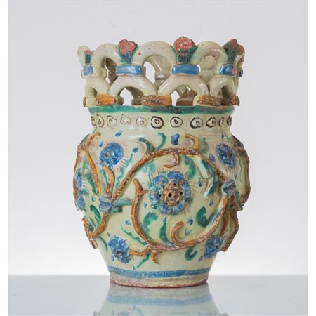 MANIFATTURA SICILIANA DEL XIX SECOLO, Porta piante