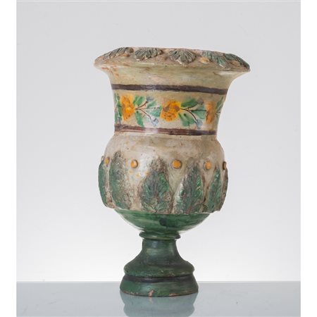 MANIFATTURA DI CALTAGIRONE DEL XIX SECOLO, Vaso