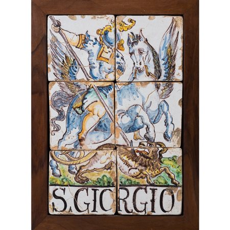 MANIFATTURA ITALIANA SECONDA METÀ XVIII SECOLO, Pannello