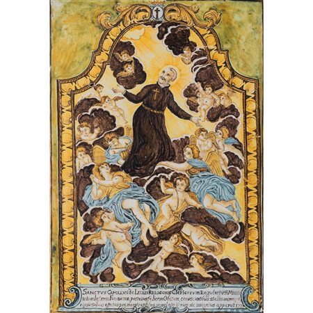 MANIFATTURA ITALIANA DEL XIX SECOLO, Pannello