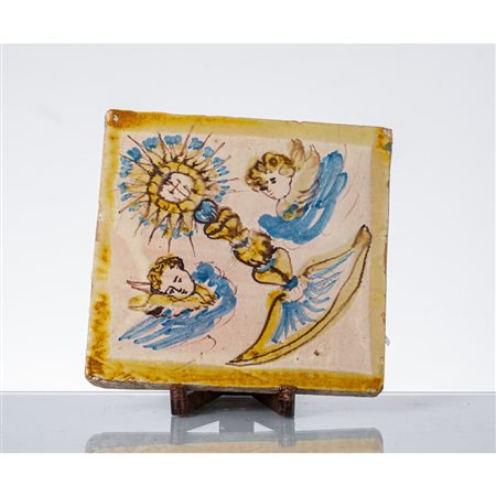 MANIFATTURA SICILIANA DEL XVIII SECOLO, Mattonella