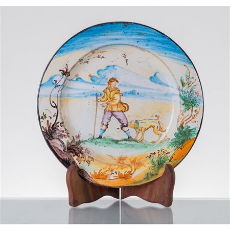 MANIFATTURA DI MONTELUPO DEL XVIII SECOLO, Piatto