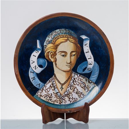 MANIFATTURA DELL'ITALIA CENTRALE DEL XIX SECOLO, Piatto