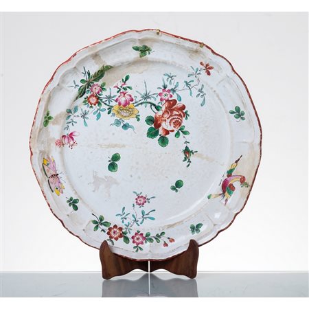 MANIFATTURA FRANCESE DEL XVIII SECOLO, Piatto