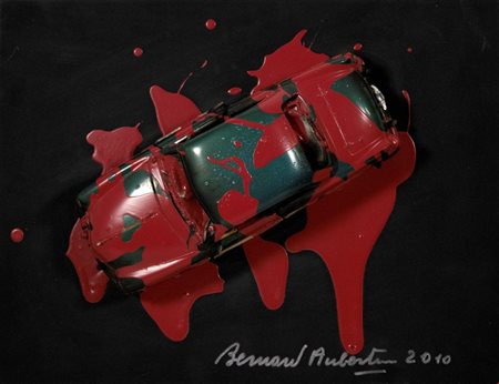 Bernard Aubertin, Voiture Brulée