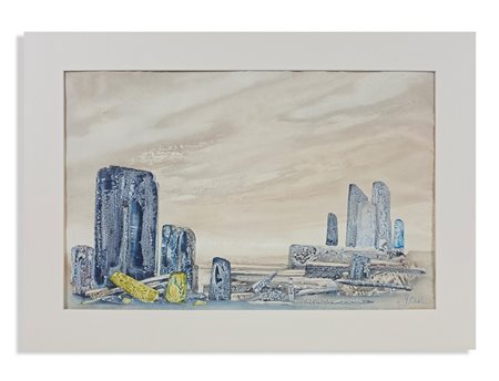 CLERICI FABRIZIO (1913 - 1993) - LA STRADA PER MIDZA (1959 circa).