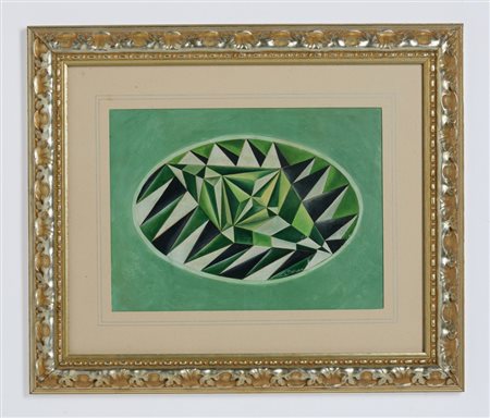 CHESSA LUCA (1918 - 1997) - GEOMETRIA PALME FURUTISTE .