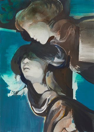 BIONDA MARIO (1913 - 1985) - ATTESA SUL MARE.