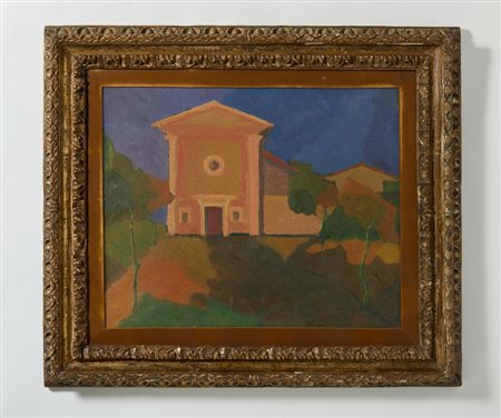 POGGI D'ANGELO MARINA (1910 - 2001) - CHIESETTA DI CAMPAGNA .