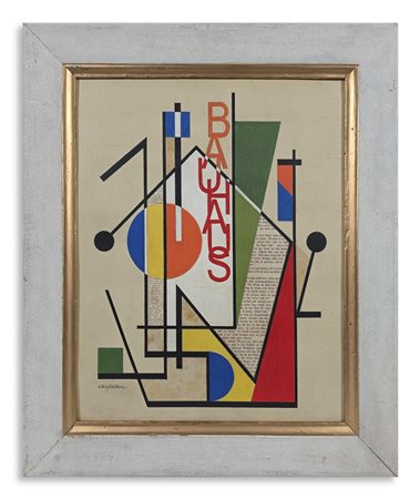 GUNTHER OTTO (1856 - 1941) - COMPOSIZIONE GEOMETRICA.