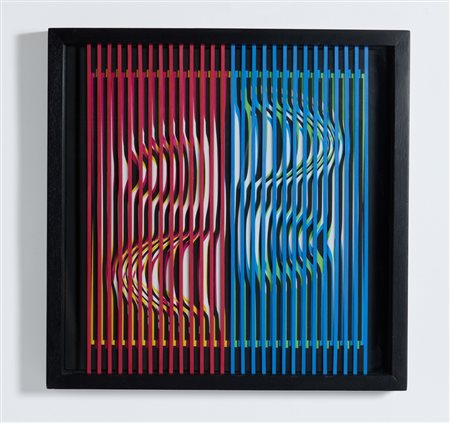 FERRACCI STEFANO (n. 1957) - CRONO INTERFERENZE CINETICO-VISIVE NUMERO 12.