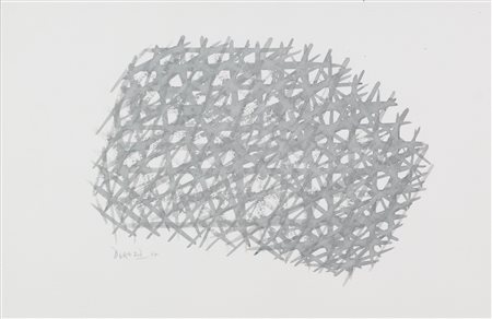 Piero Dorazio (Roma, 1927 - 2005) Senza titolo 1964 Acquerello su carta cm....