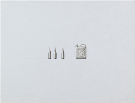 Tino Stefanoni (Lecco (Co), 1937 - 2017) Elenco di cose 158 1981 Acrilici e...