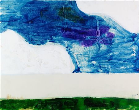 Mario Schifano (Homs, 1934 - Roma, 1998) Senza titolo 1974-78 Smalto su tela...