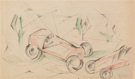 Roberto Marcello Iras Baldessari (Innsbruck, 1894 - Roma, 1965) Dinamismo di...