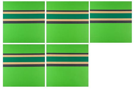 Mauro Reggiani (Nonentola (Mo), 1897 - Milano, 1980) Composizione n.5, Penta...