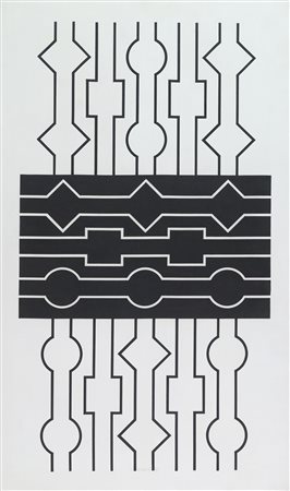 Victor Vasarely (Pecs, 1906 - Parigi, 1997) Dees 1965-83 Acrilico su tela cm....