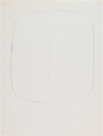 Lucio Fontana (Rosario di Santa Fè, 1899 - Comabbio, 1968) Concetto spaziale...