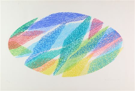 Piero Dorazio (Roma, 1927 - 2005) Senza titolo 1991 Acquaforte acquatinta di...