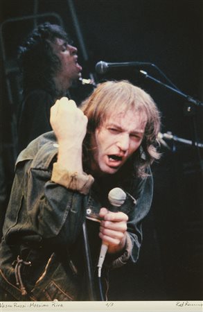 Red Ronnie (San Pietro in Casale, 1951) Vasco Rossi e Massimo Riva Fotografia...