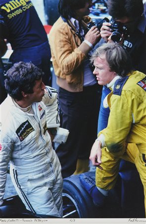 Red Ronnie (San Pietro in Casale, 1951) Mario Andretti e Ronnie Peterson...