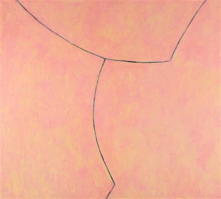 Alessandro Gamba (Pontedera (Pi), 1955) Rosa 2000 Olio su tela cm. 95x105 Sul...