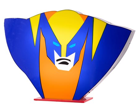 Marco Lodola (Dorno (Pv), 1955) Jeeg 2019 Plexiglass e neon cm. 51x74x12 Sul...