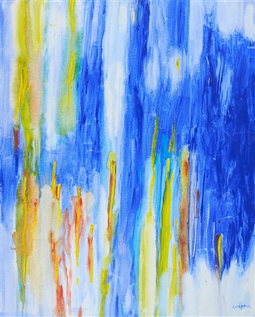 Antonio Corpora (Tunisi, 1909 - Roma, 2004) Mare e Sole 1998 Acrilico su tela...