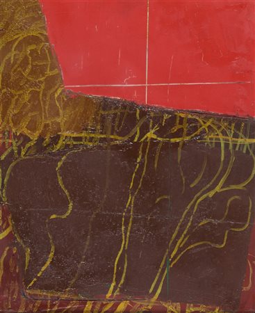 Alfredo Chighine (Milano, 1914 - Pisa, 1974) Senza titolo 1973 Olio su tela...