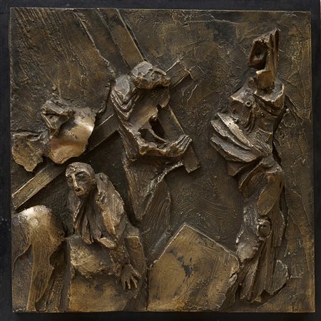 Nag Arnoldi (Locarno, 1928 - Lugano, 2017) Via Crucis IV° Stazione...