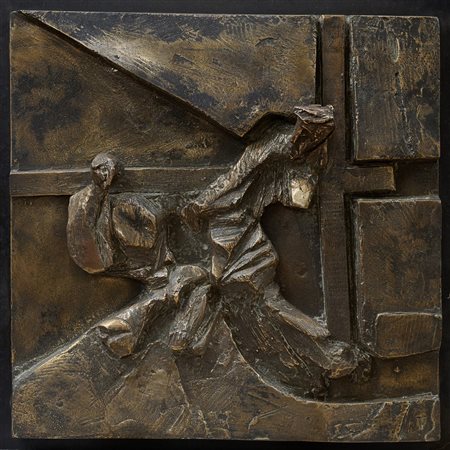 Nag Arnoldi (Locarno, 1928 - Lugano, 2017) Via Crucis V° Stazione...