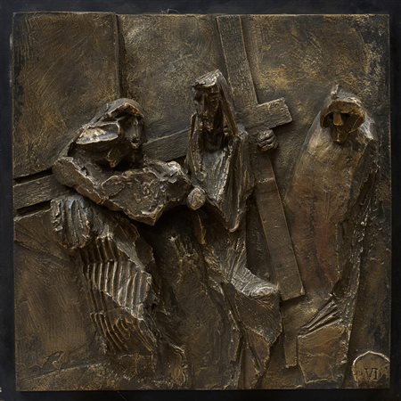 Nag Arnoldi (Locarno, 1928 - Lugano, 2017) Via Crucis VI° Stazione...