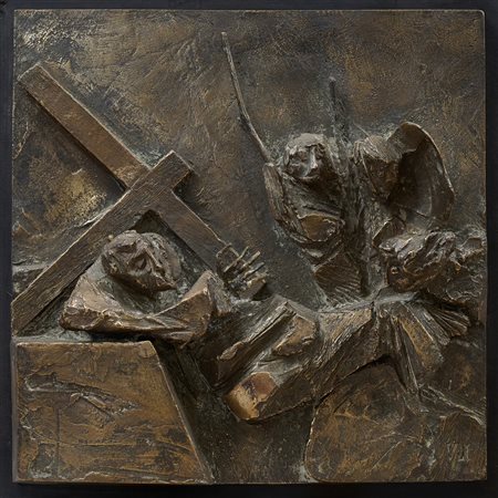 Nag Arnoldi (Locarno, 1928 - Lugano, 2017) Via Crucis VIII° Stazione...