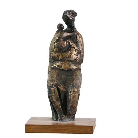 Iorio Vivarelli (Fognano di Montale (Pt), 1922 - 2008) Maternità Bronzo h....