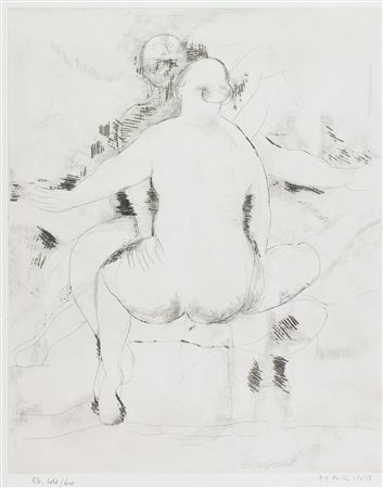 Marino Marini (Pistoia, 1901 - Viareggio, 1980) Impressioni 1959 Incisione ad...