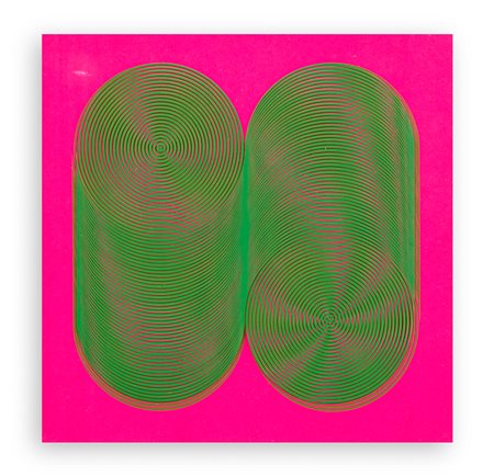 EDOARDO LANDI (1937) - Struttura visuale + influenza cromatica, 1987