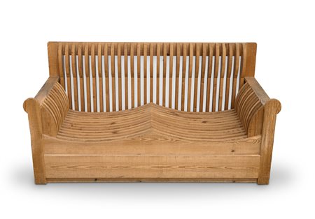 MARIO CEROLI (1938) - Divano 'DC2' della serie 'Mobili della Valle', 1972