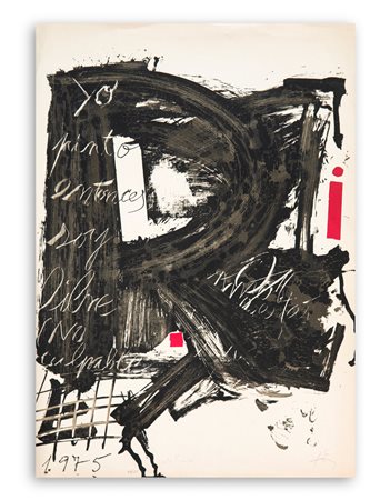 ANTONI TÀPIES (1923-2012) - Poemas para mirar, 1975