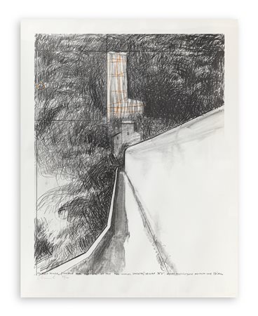 CHRISTO (1935-2020) - Wrapped Fountain and Wrapped Tower, Spoleto, 1968, 1972