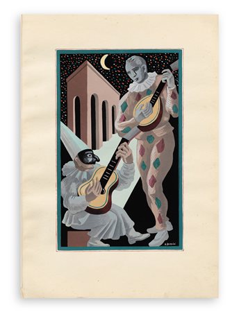 GINO SEVERINI (1883-1966) - Serenade à la lune, 1930