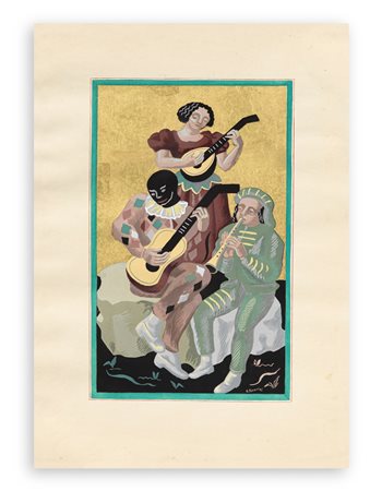 GINO SEVERINI (1883-1966) - Le concert, 1930