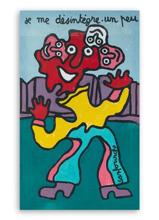 JEAN-JOSEPH SANFOURCHE (1929-2010) - Je me désintégre un peu