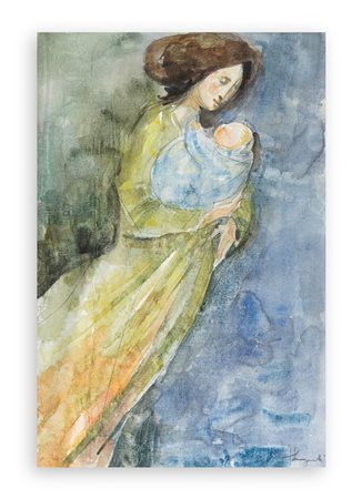 TRENTO LONGARETTI (1916-2017) - Maternità, 1980